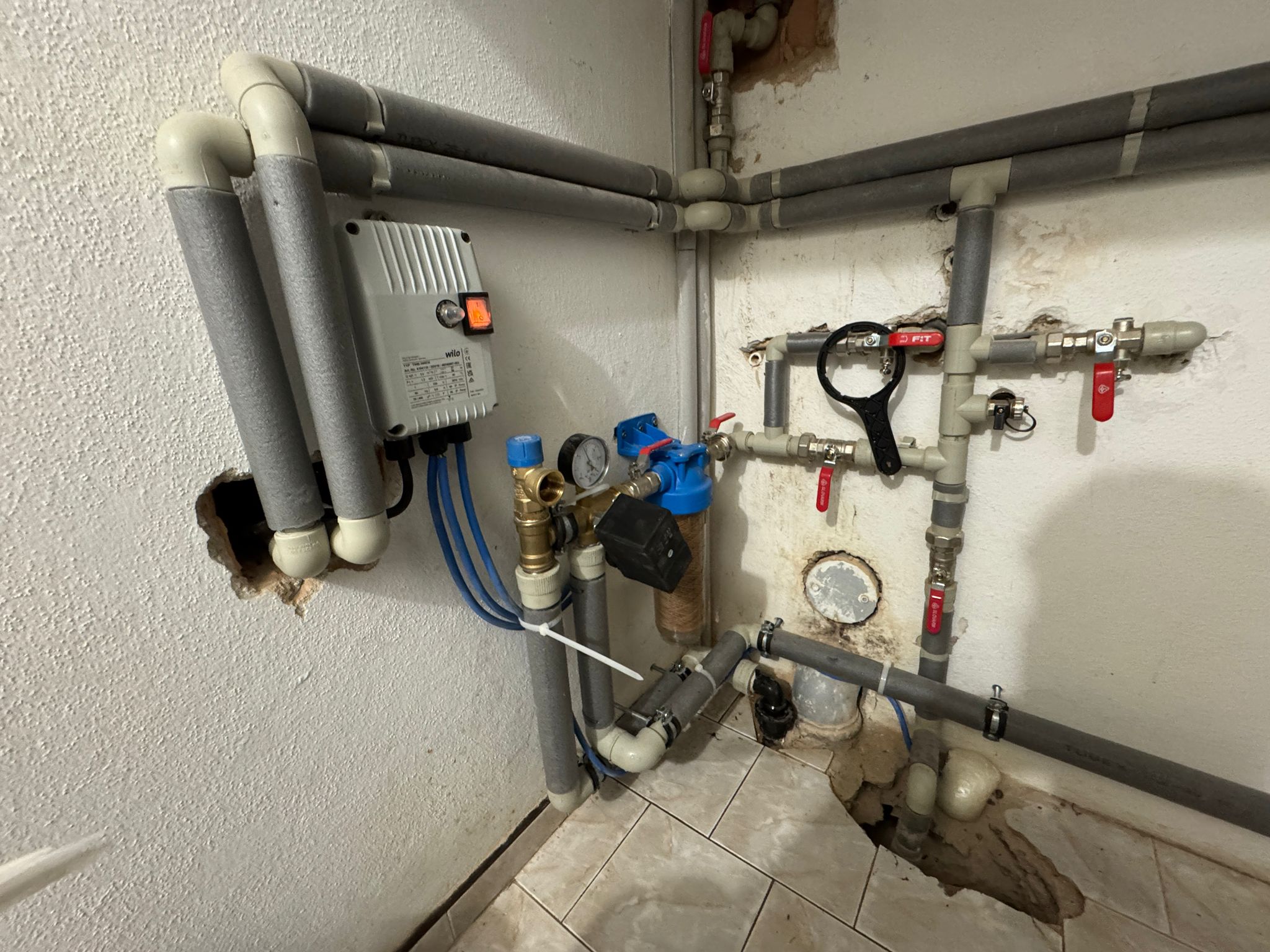 Instalace čerpadlové techniky