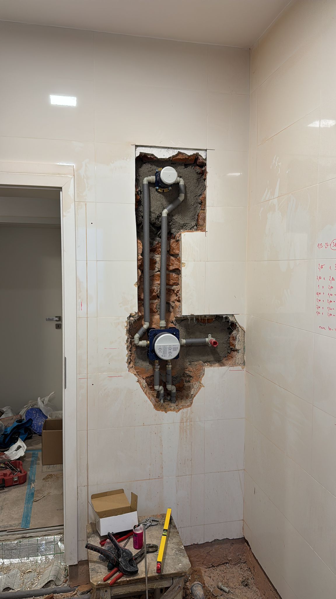 Instalace kotelny a měděné rozvody