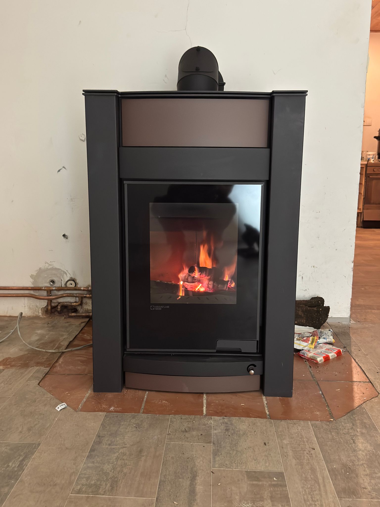 Plynový kotel a rozvody