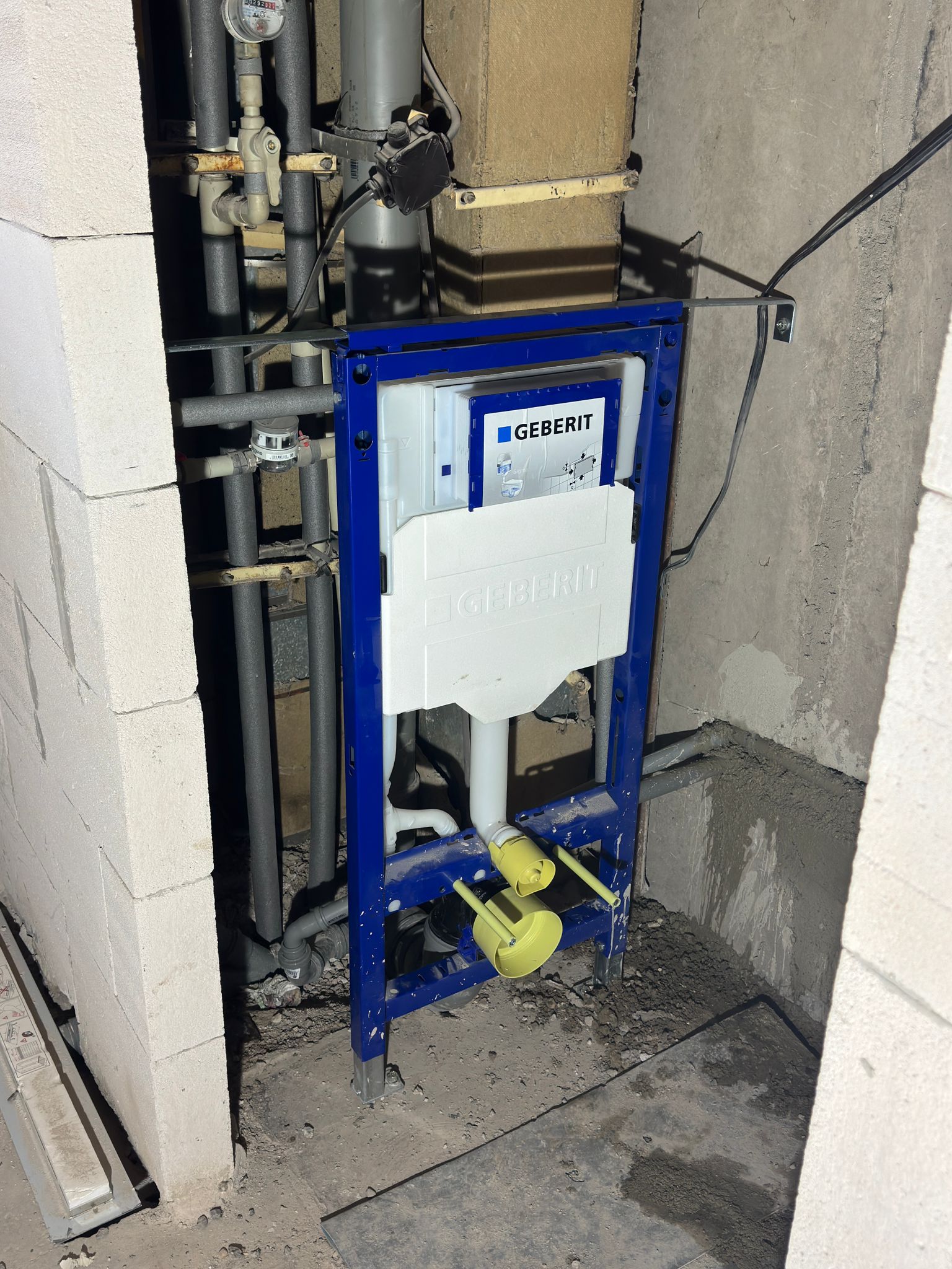 Detail topenářských prací a ventilů